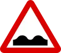 Uneven road