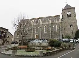 The church of Messimy in 2017.