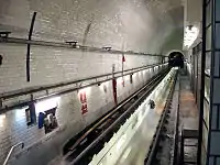 The track not in commercial use