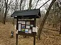 Trailhead entrance on Route 117