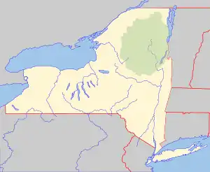 La Chute River is located in New York Adirondack Park
