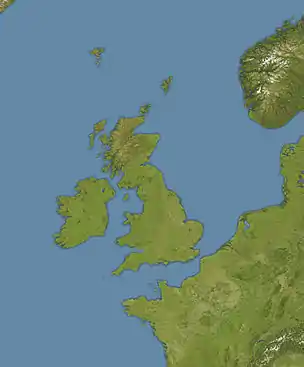 Hebrides Terrace Seamount is located in Oceans around British Isles