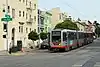 A train at Irving and 4th Avenue, 2018