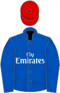 Royal blue, Red cap