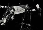 President Edvard Beneš delivers a famous eulogy speech with motto Věrni zůstaneme on 21 September 1937.
