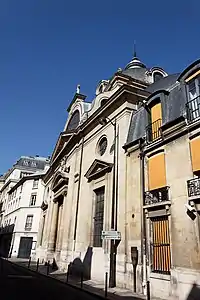 The abbey chapel, now a Protestant church