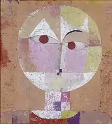 Senecio, 1922, oil on gauze, Kunstmuseum Basel, Basel