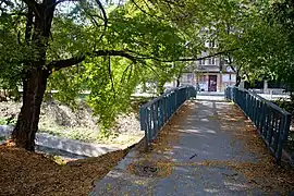 A footbridge