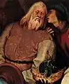 Joseph and a figure whispering