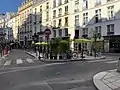 Rue de Richelieu at Place Mireille