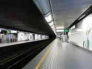 The station's platforms