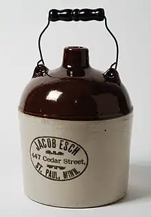 American stoneware jug