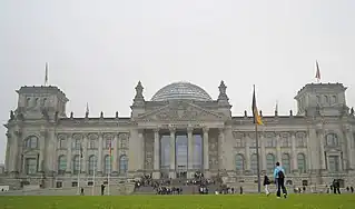 The reconstruction of the Reichstag building