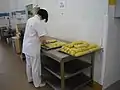 Gastronorm sized baking trays.