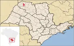 Location in São Paulo state