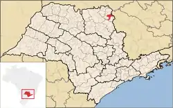 Location in São Paulo state