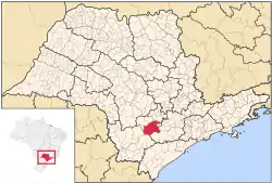 Location in São Paulo state
