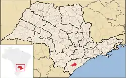 Location in São Paulo state