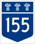 Highway 155 marker