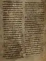Page 1 of A solis bound with Parker Chronicle, Canterbury, 8C-9C