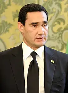 &nbsp;TurkmenistanSerdar BerdimuhamedowPresident of Turkmenistan