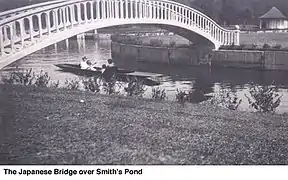 Single arch 60&nbsp;ft (18&nbsp;m) span Smith-Ransome Japanese Bridge