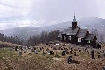 View of the village church