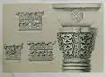 capitals in nave and pilaster capitals
