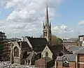 St Swithin's Church, still in use but the church remains closed while the congregation meet in an old nightclub