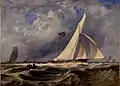 Alarm, largest yacht in the regatta