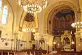 Interior of St. Gregory The Illuminator Church of Cairo