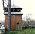 The bell tower of the church of St. Cosmas and Demyan in the village Korchyn