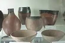 The distinctive black-topped Egyptian pottery of the Predynastic period associated with Flinders Petrie's Sequence Dating System