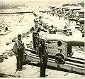 J.D. Edwards photograph of Confederates occupying batteries outside Fort Pickens