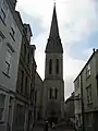 Church tower, pictured from St Michael's Street