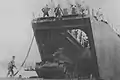 Type 95 Ha-Gō departure from No.149 on 27 February 1944 at Nasakejima Island.