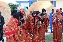 Image 53Somali women performing a traditional dance (from Culture of Somalia)
