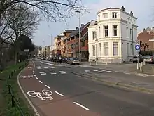 Image 21Utrecht has specially painted bicycle-only lanes. (from Road traffic safety)
