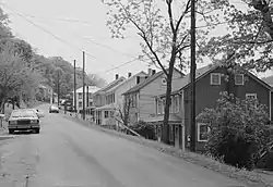 Old company housing, along Township Route 576