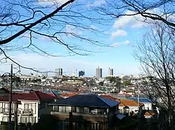 Central Tokorozawa from Hachikokuyama