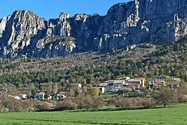 View of the village from the Napoleon Road