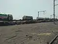 Western Railways' Oxygen Express Train with LMO tanker trucks from Hapa to Delhi, 23 May 2021