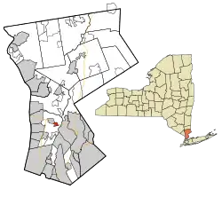 Location of Fairview, Westchester County, New York