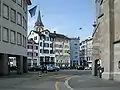 as seen from Poststrasse