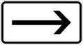 To the right