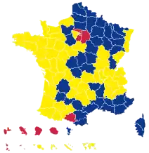 Resultados por departamento