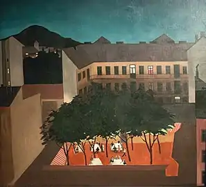 Restaurando con jardín a Buda