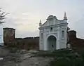 Ruinas en el monasterio