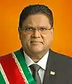 Surinam&nbsp;SurinamChan Santokhi, Presidente, Presidente de la Comunidad del Caribe