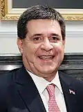 Horacio Cartes 50.º presidente de la República del Paraguay (2013-2018)67&nbsp;años